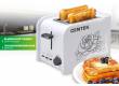 Тостер Centek СТ-1427 (бел) 800 Вт, 6 уровней мощности, 2 тоста, функции разморозка