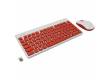 Клавиатура+мышь Smartbuy Wireless 220349AG красно-белый
