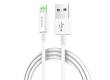 Кабель USB Hoco X43 Satellite charging data cable for Lightning white