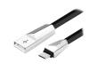 Кабель USB Hoco X4 Zinc Alloy Rhombic micro USB (черный)