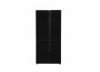 Холодильник Ascoli ACDB460W черное стекло 450L  4-дверный,184смх83х66см No Frost