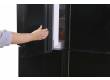 Холодильник Ascoli ACDB460W черное стекло 450L  4-дверный,184смх83х66см No Frost