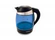 Чайник электрический Starwind SKG2216 1.8л. 2200Вт синий/черный (корпус: цветное стекло)