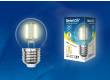 Светодиодная (LED) Лампа FIL (прозрачная) Uniel LED-G45-7,5W/WW/E27/CL Air шар прозр