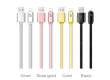 Кабель USB Hoco UPL12 Plus Jelly Braided charging data cable for Lightning (Smart Light) gold