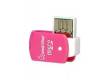 Картридер MicroSD Smartbuy розовый (SBR-706-P)