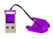 Картридер MicroSD Smartbuy фиолетовый (SBR-710-F)