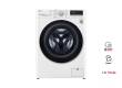 Стиральная машина LG F4V5TG0W (1400об; 56см; Пар Steam; 8/5кг; белый/черный)