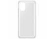Оригинальный чехол (клип-кейс) для Samsung Galaxy A02s  clear cover прозрачный  (EF-QA025TTEGRU)