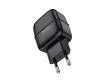 CЗУ Hoco C77A Highway dual port charger Black