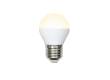 Лампа светодиодная Volpe LED-G45-6W/WW/3000К/E27/FR/O шар мат 
