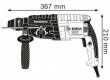 Перфоратор Bosch GBH 240 патрон:SDS-plus уд.:2.7Дж 790Вт (кейс в комплекте)