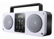 Аудиомагнитола Supra BB-M102UB белый/черный 6Вт/MP3/FM(dig)/USB/BT