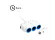 АЗУ Hoco C1 Three in one Car charger White