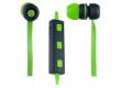 Наушники беспроводные (Bluetooth) Perfeo Sound Strip внутриканальные c микрофоном зеленые/черные