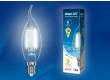 Светодиодная (LED) Лампа FIL (прозрачная) Uniel LED-CW35-6W/WW/E14/CL Air свеча на ветру