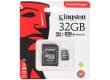 MicroSDHC флэш-накопитель 32GB Class 10 Kingston Canvas Select UHS-I (80/10MB/s) + adapter