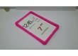 Универсальная силиконовая накладка на планшет 7 розовый с подставкой