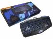 Клавиатура CANYON Gaming  Wired multimedia gaming keyboard with lighting effect, 108pcs r color black