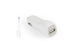 АЗУ Smartbuy NOVA MKII  2.1А, 1USB. витой кабель iPhone 5/6/7/8/X/New iPad Белый