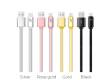Кабель USB Hoco UPL12 Plus Jelly Braided charging data cable for Type-C (Smart Light) silver