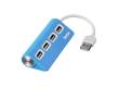 Разветвитель USB 2.0 Hama TopSide 4порт. голубой (00012179)