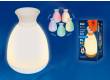 Светильник настольный ваза Uniel LED ULD-R200 LED/100Lm/3000K/RGB WHITE