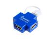 Xaб Smartbuy USB - 4 порта голубой (SBHA-6900-B)