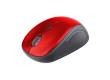 mouse Perfeo Wireless  "TRAVEL", 4 кн, DPI 800-1600, USB, тёмно-красная