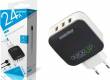 СЗУ Smartbuy BLAST c поддержкой Quick Charge 3.0, glance, 18W, 3 USB, microUSB, черное