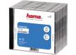 Коробка Hama H-44746 Jewel для 1 CD 10 шт. прозрачный/черный (плохая упаковка)