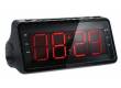 Радиобудильник Supra SA-46FM черный LCD подсв:красная часы:цифровые AM/FM