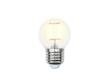 Лампа светодиодная Uniel LED-G45-6W/WW/3000/E27/FR Sky шар мат 