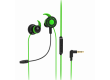 Наушники Ritmix RH-250M Gaming внутриканальные с микрофоном black + green