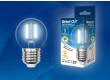 Светодиодная (LED) Лампа FIL (прозрачная) ДИММИР Uniel LED-G45-5W/NW/E27/CL/DIM Air шар